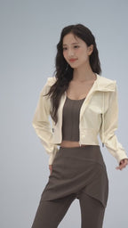 FlexForm Hoodie Crop Jacket
