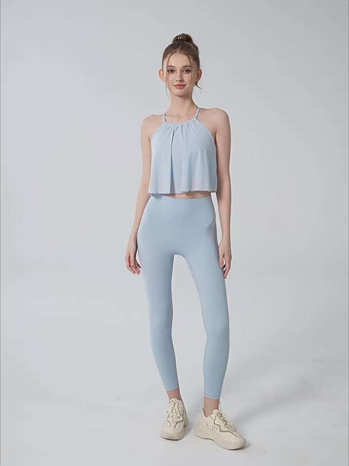 AeroX Cross-Strap Mesh Sports Bra