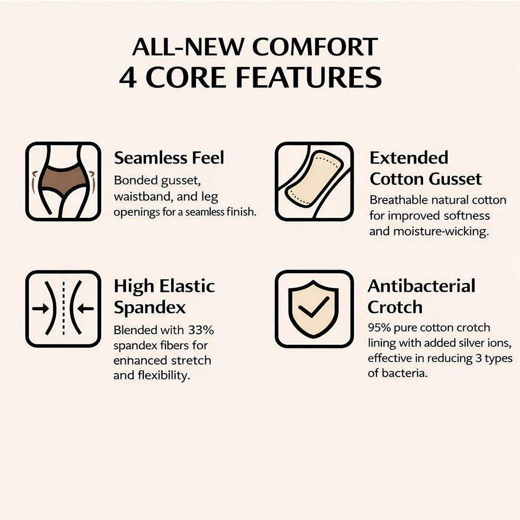 SecondSkin Seamless Panties (Buy 3, Get 2 Free)