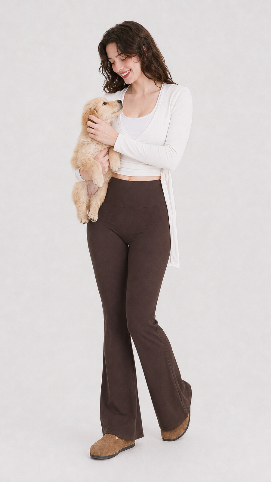 SlimFlow Side & Back Waist Tie Long Sleeve